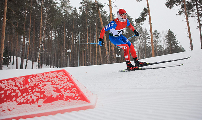 Чемпионат работников ОАО  «РЖД» по лыжным гонкам. Первый день