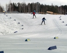 Чемпионат  по лыжным гонкам - Первый день