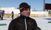 Чемпионат по лыжным гонкам. Алексей Дьяков